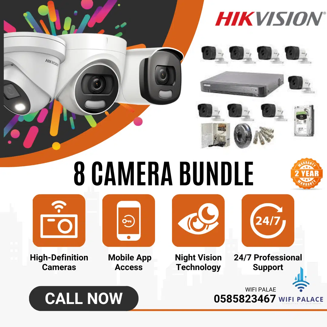 8 Camera Bundle With Installation