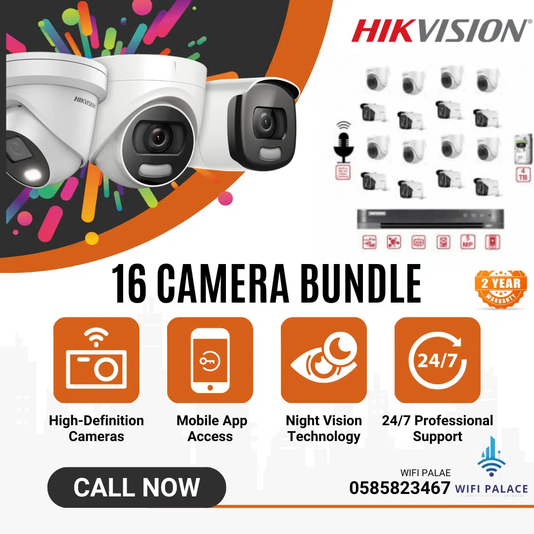 16 Camera Bundle With Installation