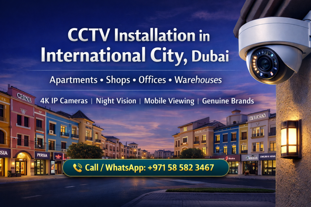 CCTV Installation in International City