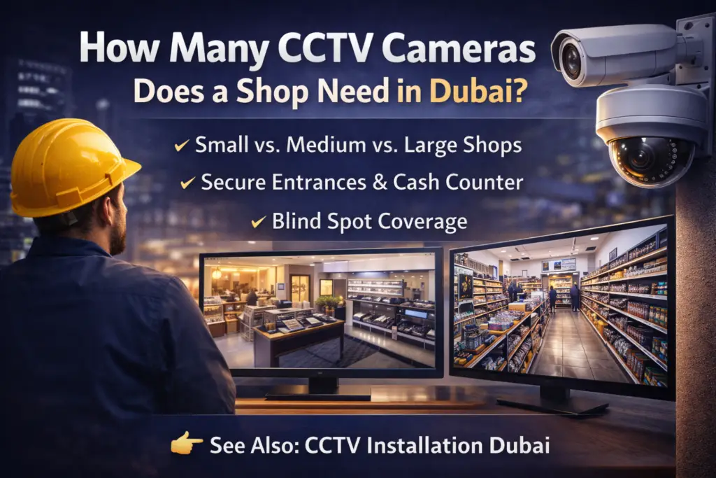 How Many CCTV Cameras Does a Shop Need in Dubai
