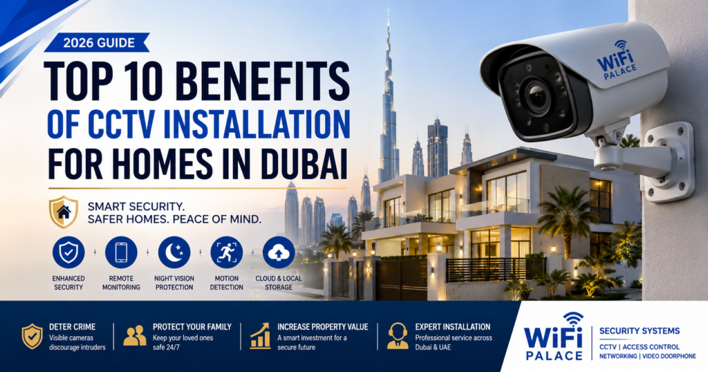 CCTV Installation for Homes in Dubai