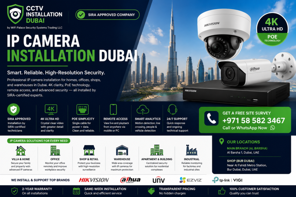 IP Camera Installation Dubai
