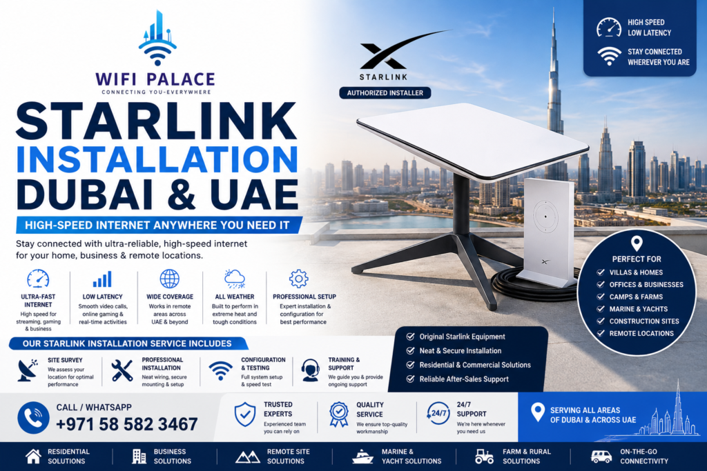 Starlink Installation UAE