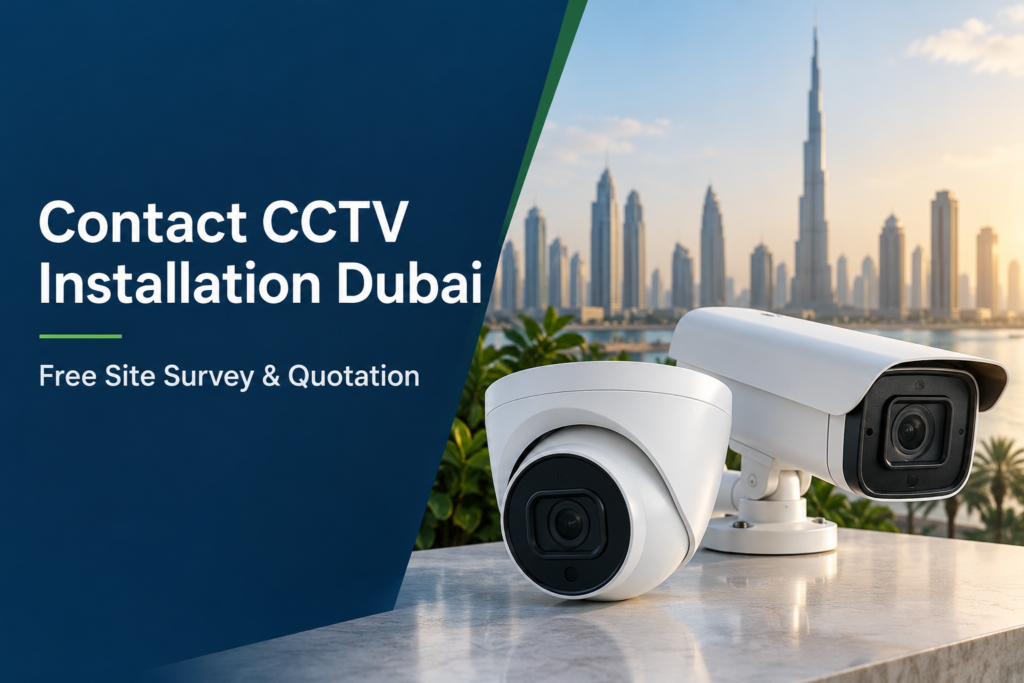Contact CCTV Installation Dubai for a free site survey and quotation